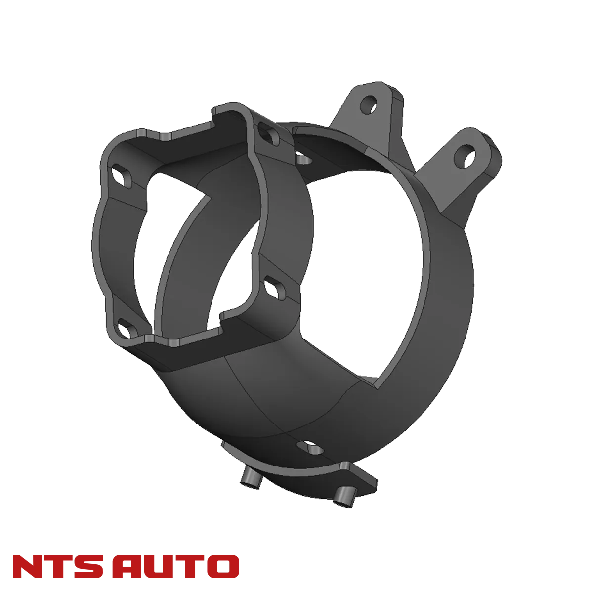 Крепление изготовленное на 3D принтере для AUDI A3/A4 B6–B7, Volvo S40/V50 под Bi-LED ALTUS