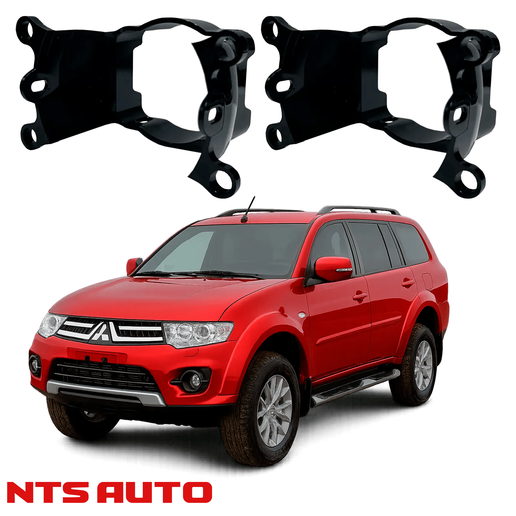 Крепления для противотуманных фар на Mitsubishi Pajero Sport (2008-2021)