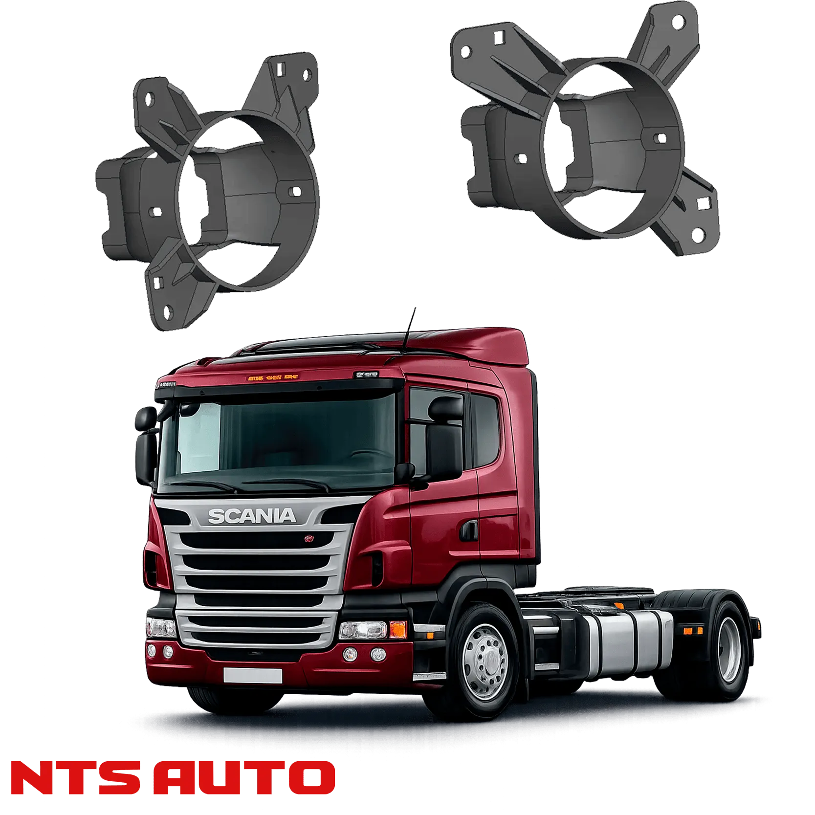 Крепления для противотуманных фар на Scania R‑Series (2004–2016)