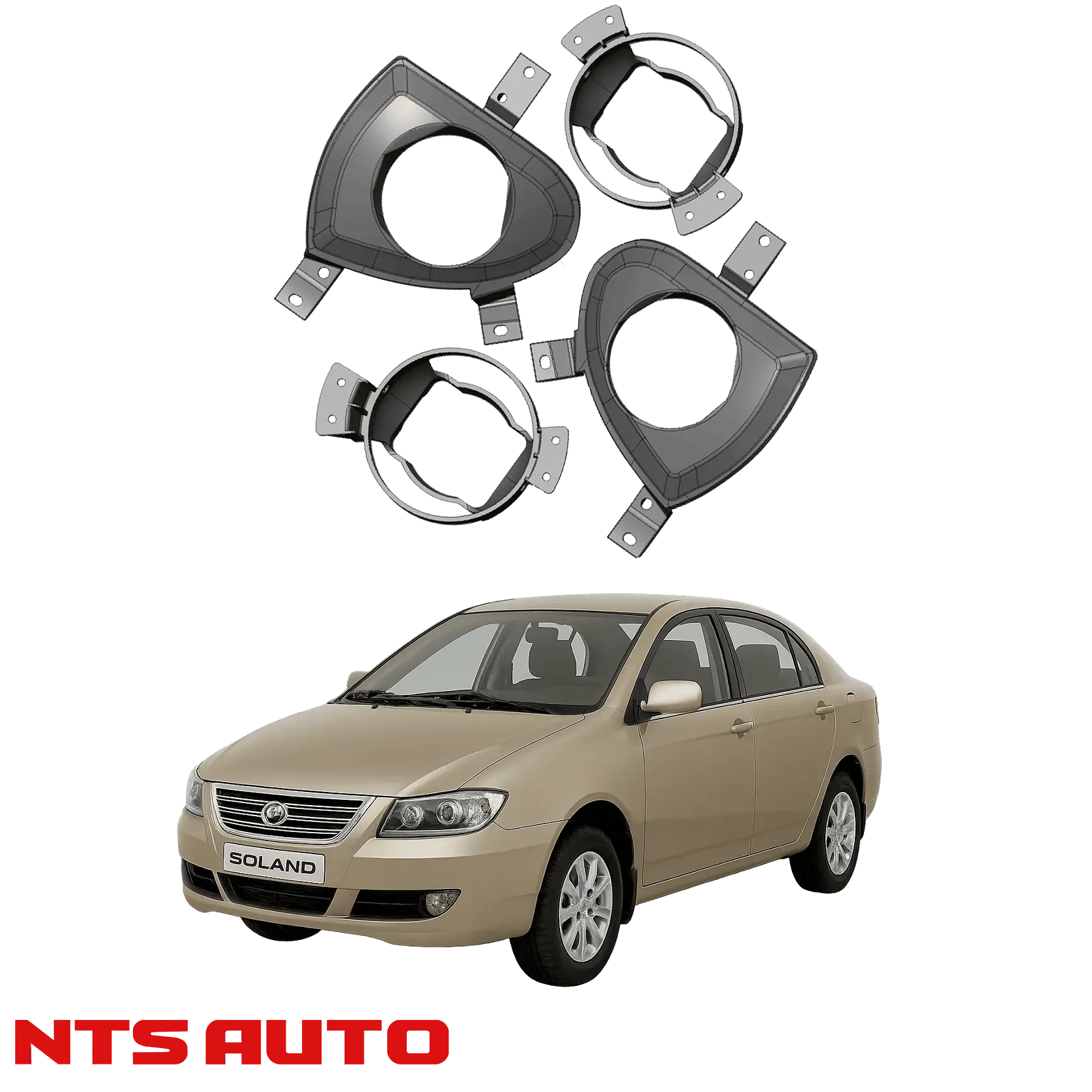 Крепления для противотуманных фар на Lifan Solano (2010–2015)