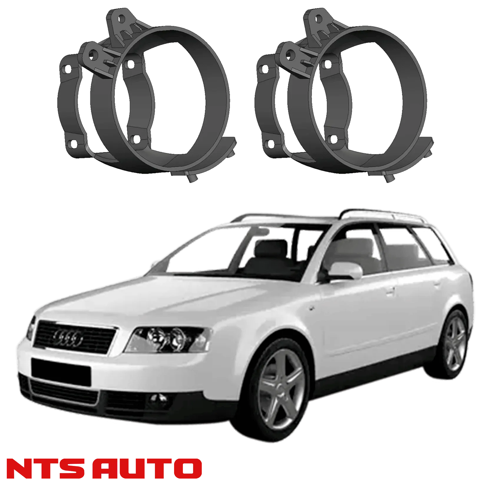 Крепления для противотуманных фар на Audi A4 Avant B6 (2001–2004)